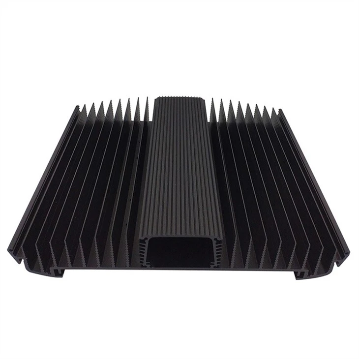 Aluminum Extruded Heatsink With CNC Machining For Telecommunication