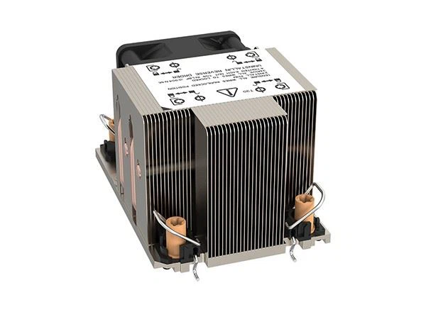 Aluminum Zipper Fin Heat Pipe 2U Server CPU Radiator For LGA4189